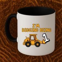 1st Birthday I'm Digging Being One Coffee Mug thumb 2