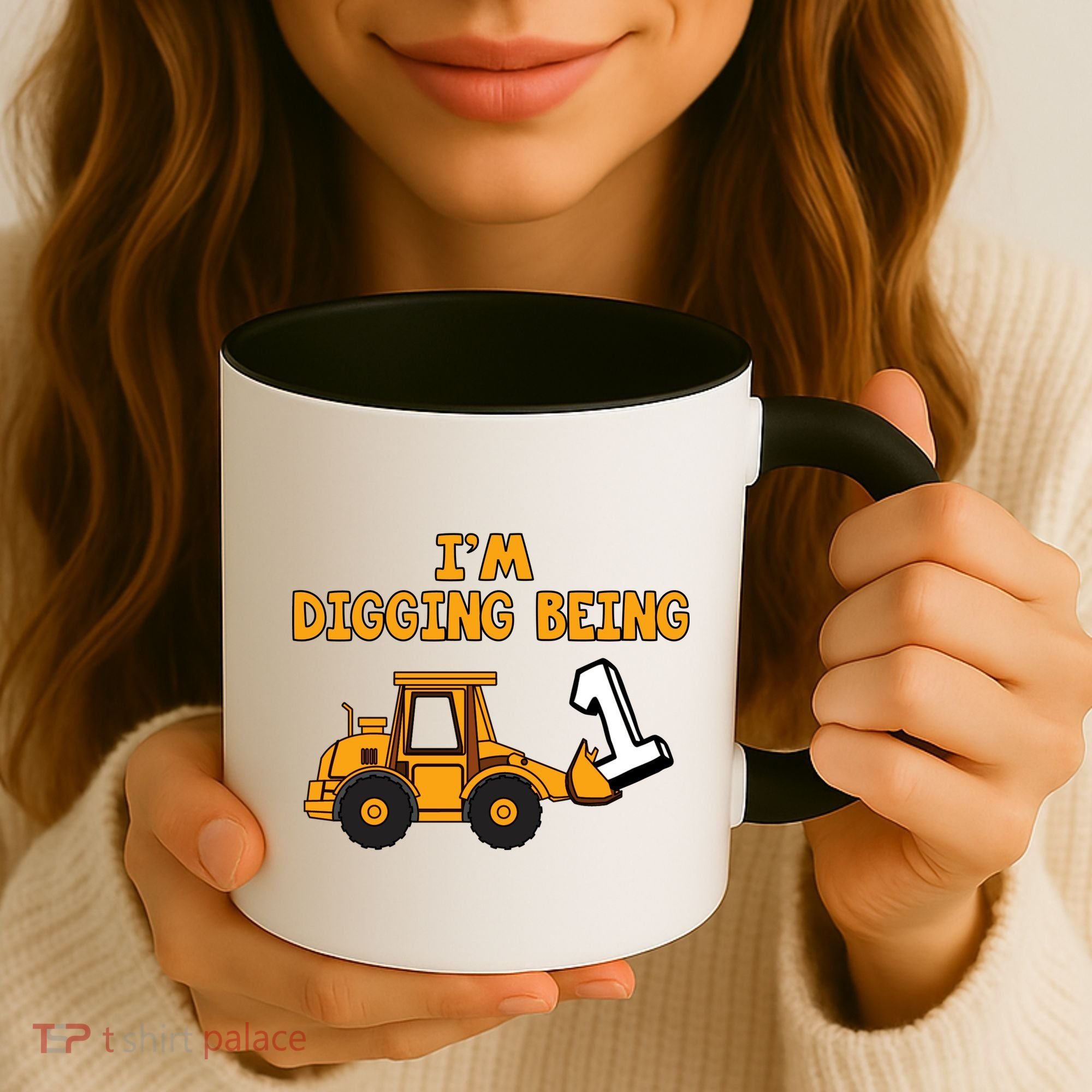 1st Birthday I'm Digging Being One Coffee Mug