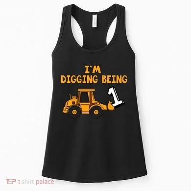 1st Birthday I'm Digging Being One Women's Tank Top