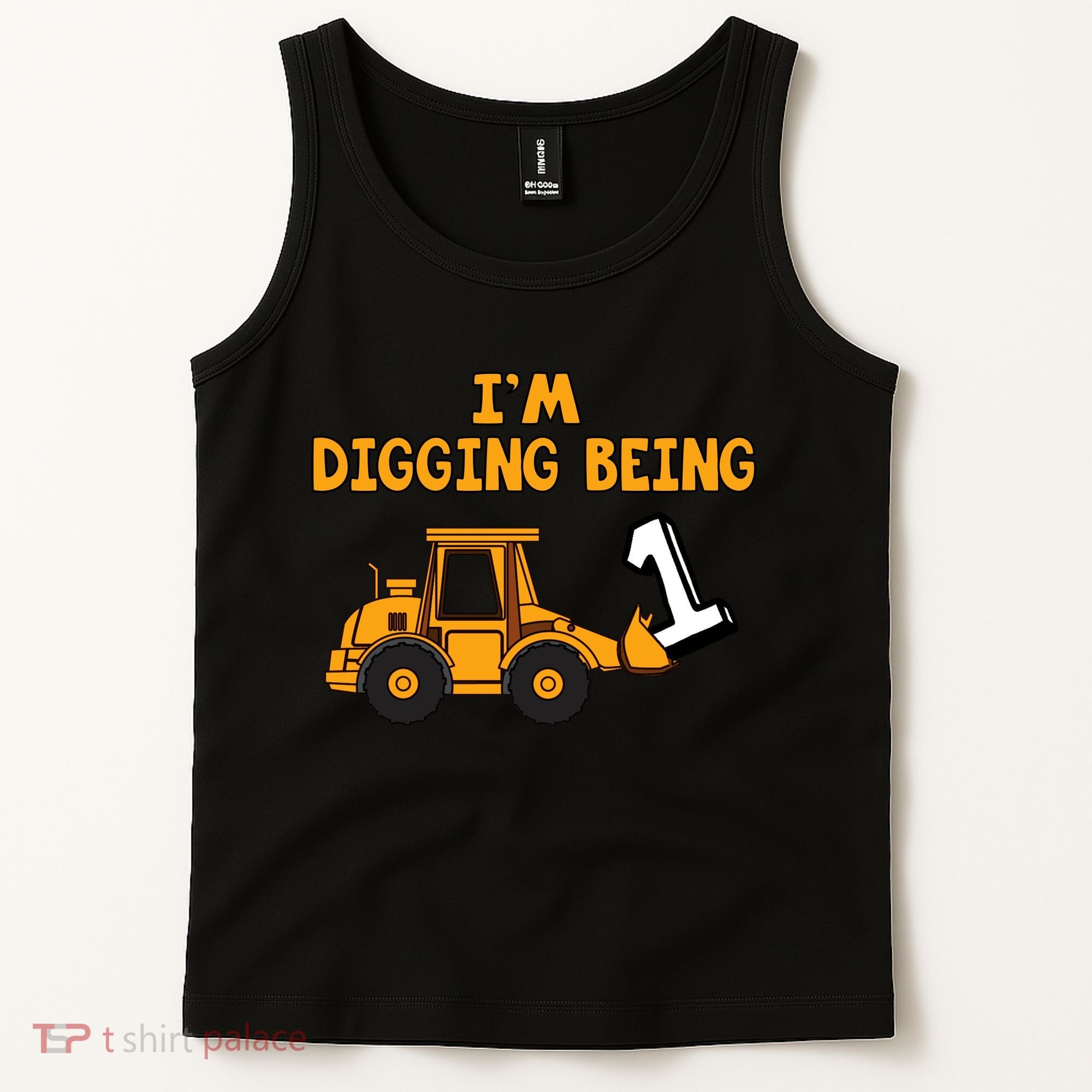 1st Birthday I'm Digging Being One Tank Top