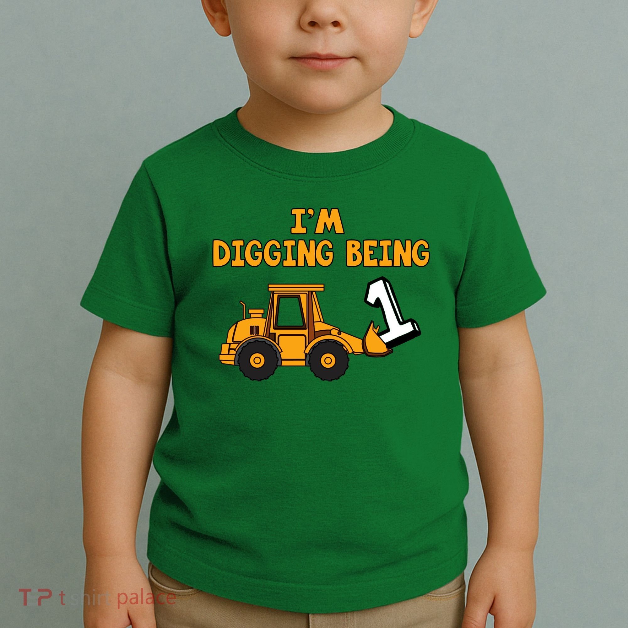 1st Birthday I'm Digging Being One Toddler T-Shirt