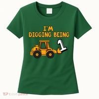 1st Birthday I'm Digging Being One Women's T-Shirt thumb 0