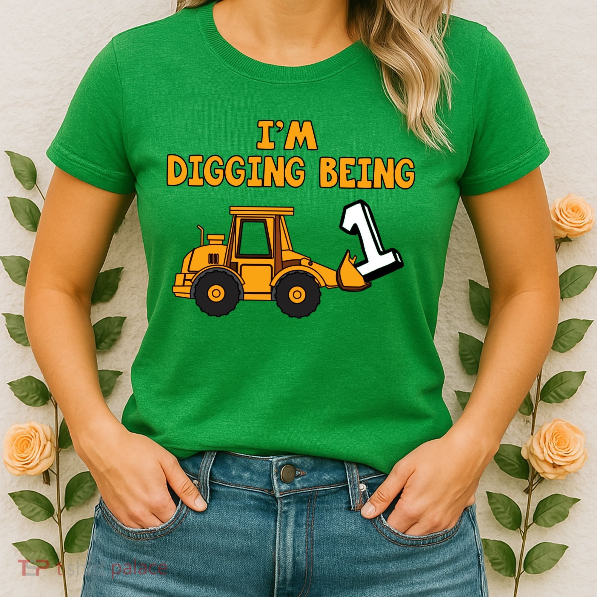 1st Birthday I'm Digging Being One Women's T-Shirt