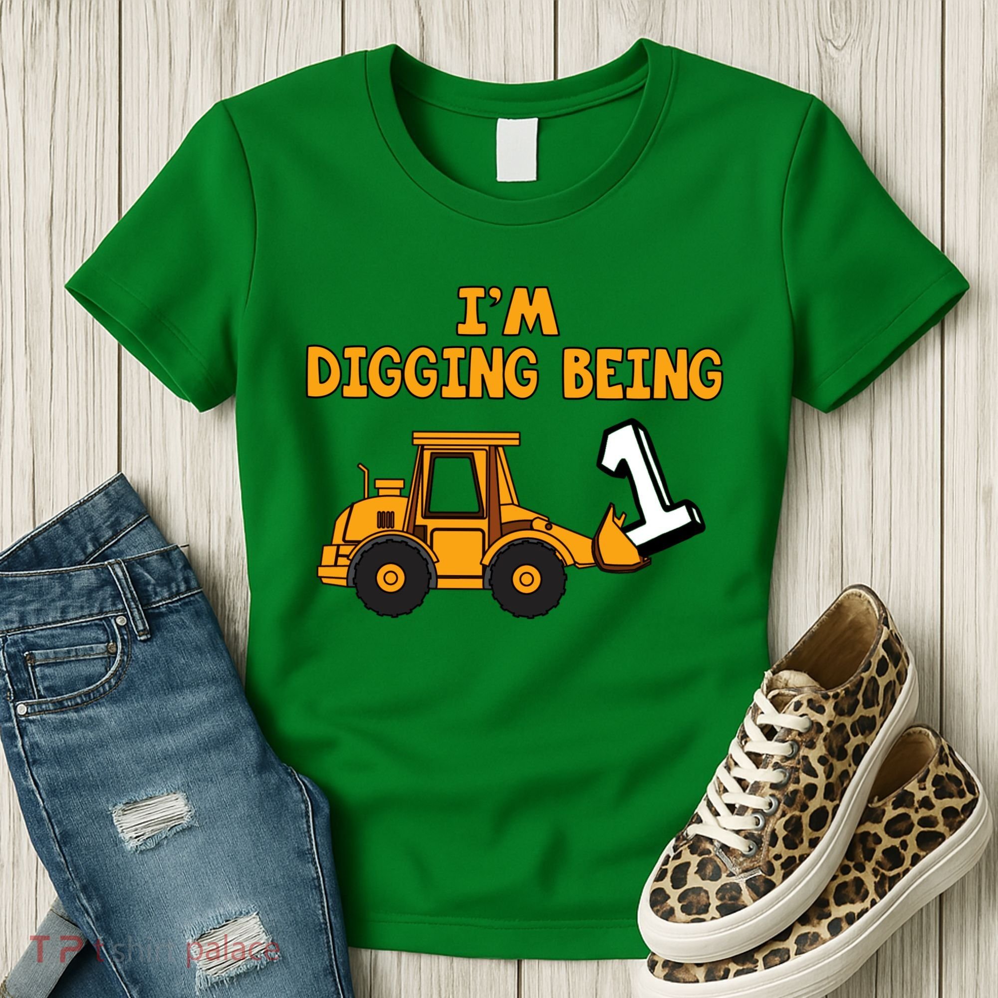1st Birthday I'm Digging Being One Women's T-Shirt