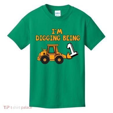 1st Birthday I'm Digging Being One Kids T-Shirt