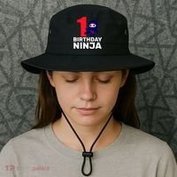 1st Birthday Ninja  Bucket Hat thumb 3