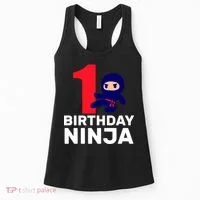 1st Birthday Ninja  Women's Tank Top thumb 0