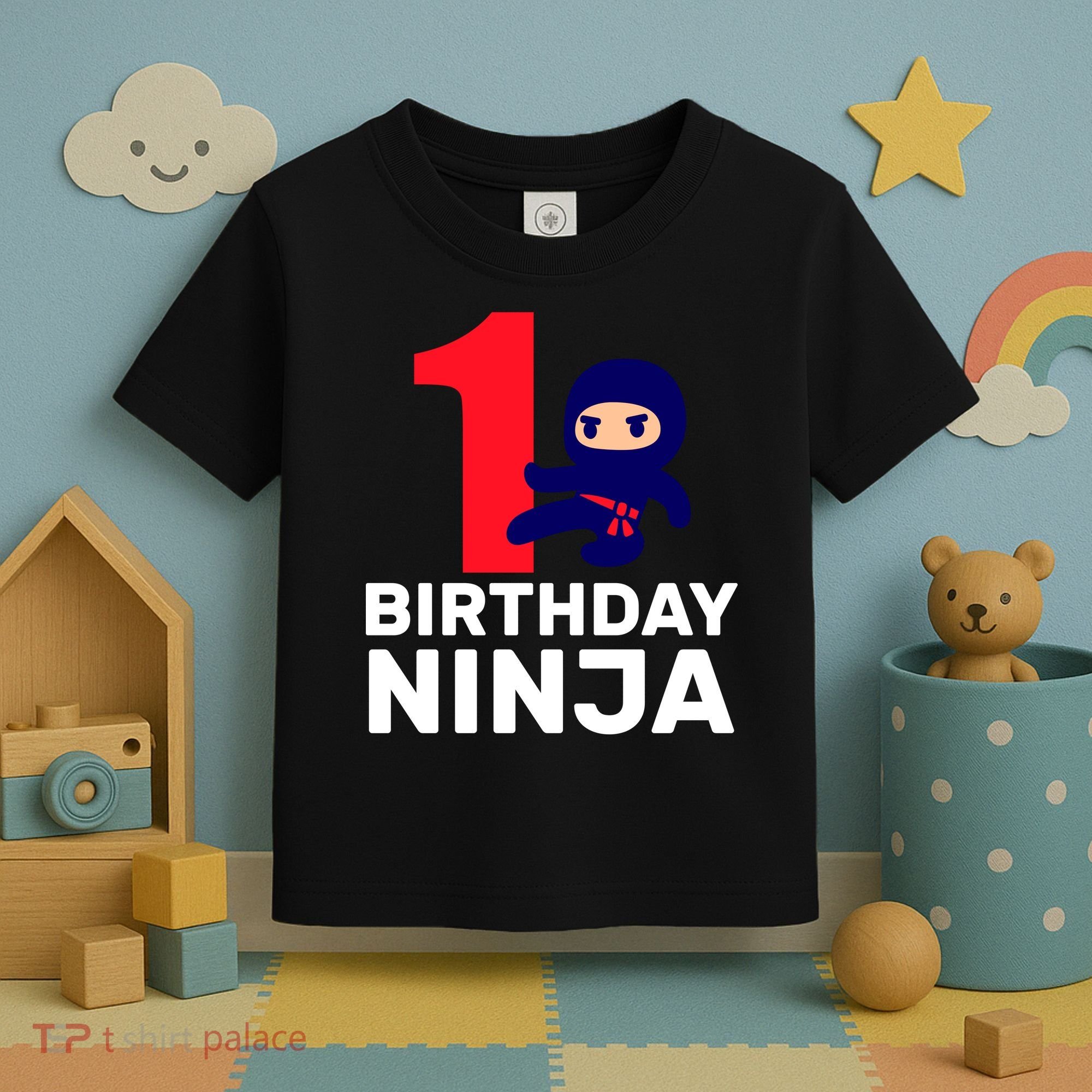 1st Birthday Ninja  Toddler T-Shirt