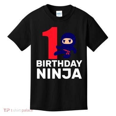 1st Birthday Ninja  Kids T-Shirt