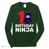 1st Birthday Ninja  Long Sleeve Shirt thumb 0