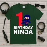 1st Birthday Ninja  T-Shirt thumb 5
