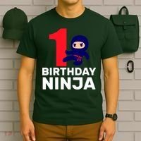 1st Birthday Ninja  T-Shirt thumb 6
