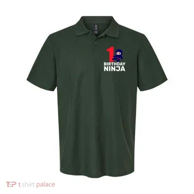 1st Birthday Ninja Polo