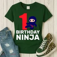 1st Birthday Ninja  Women's T-Shirt thumb 3