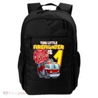 1st Birthday This Little Firefighter Is 1 Backpack thumb 0