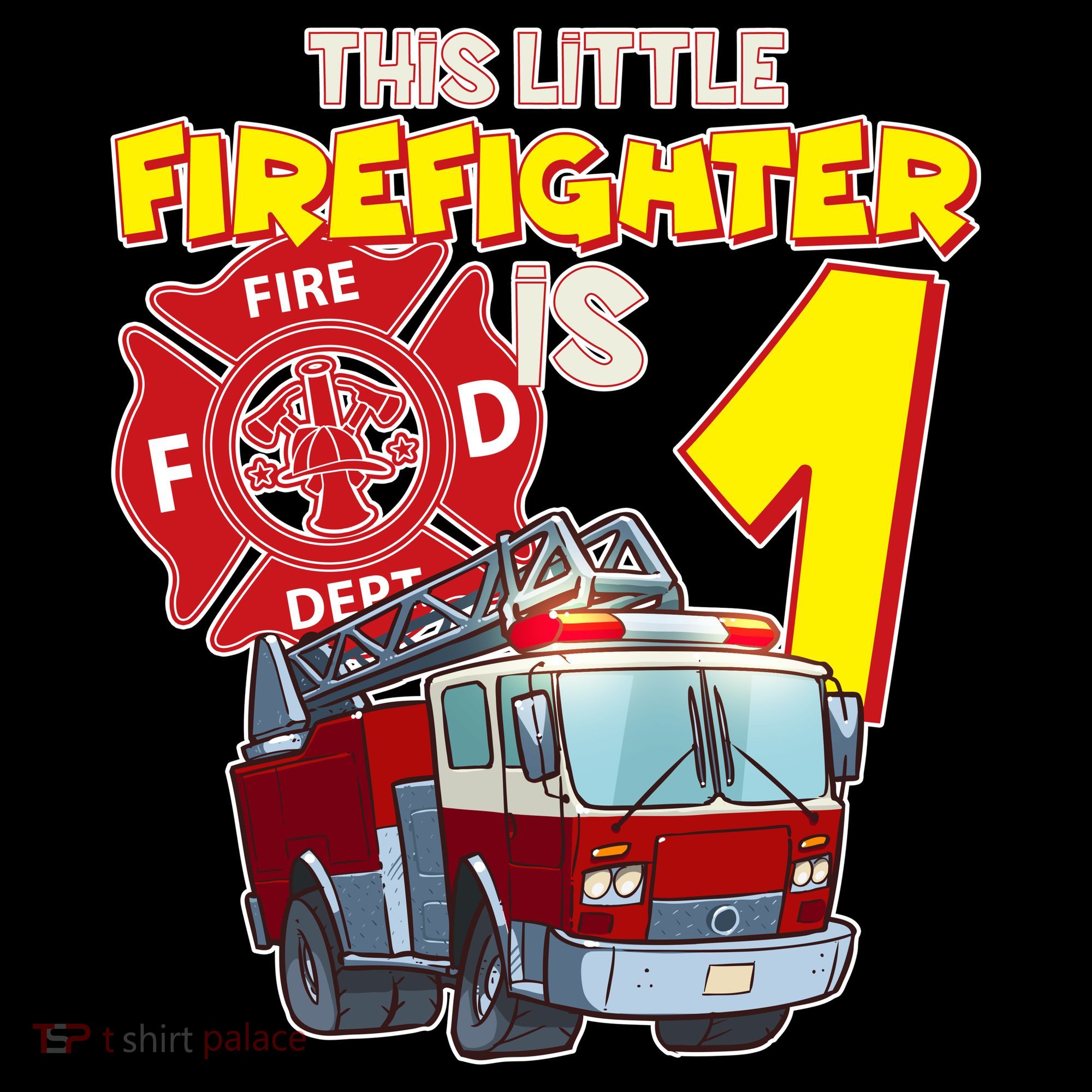 1st Birthday This Little Firefighter Is 1 Bucket Hat