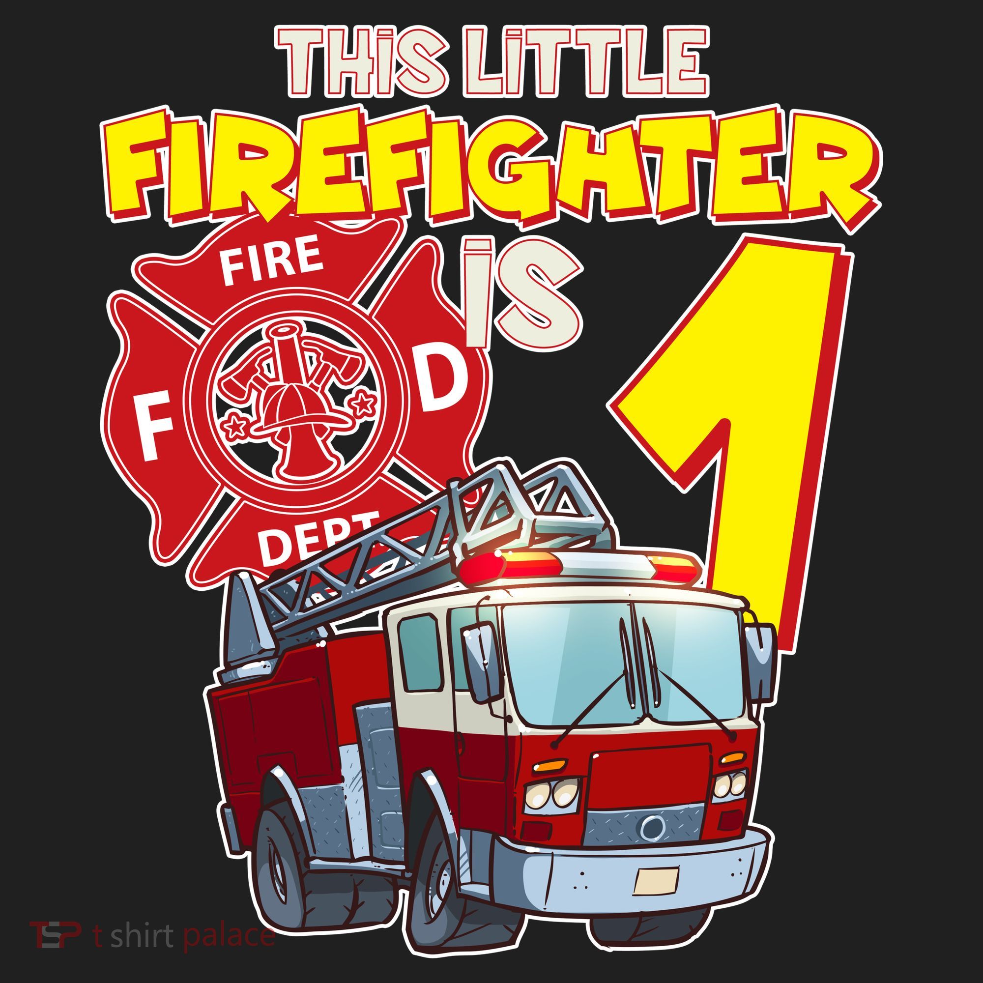 1st Birthday This Little Firefighter Is 1 Beanie