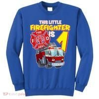 1st Birthday This Little Firefighter Is 1 Sweatshirt thumb 0