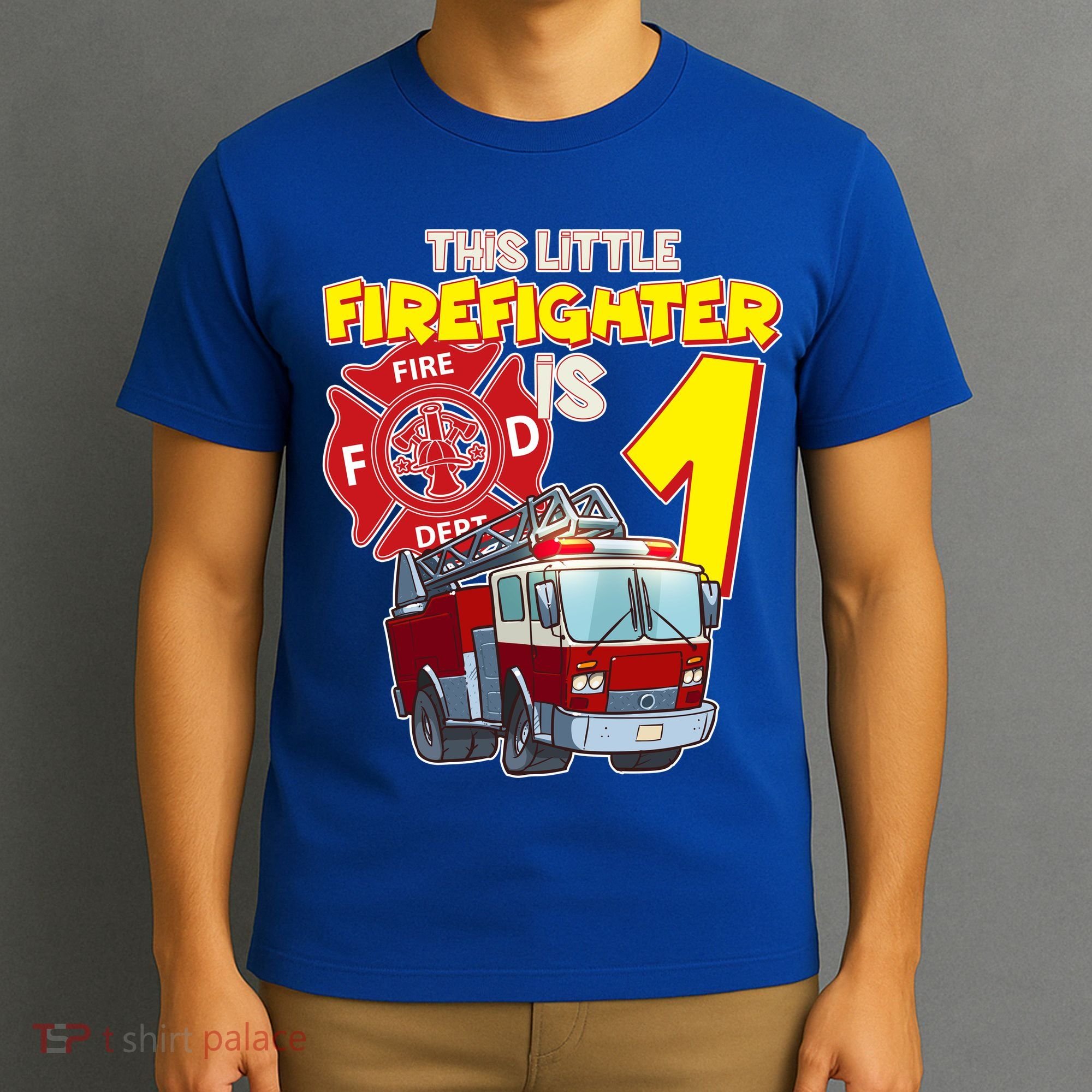 1st Birthday This Little Firefighter Is 1 T-Shirt