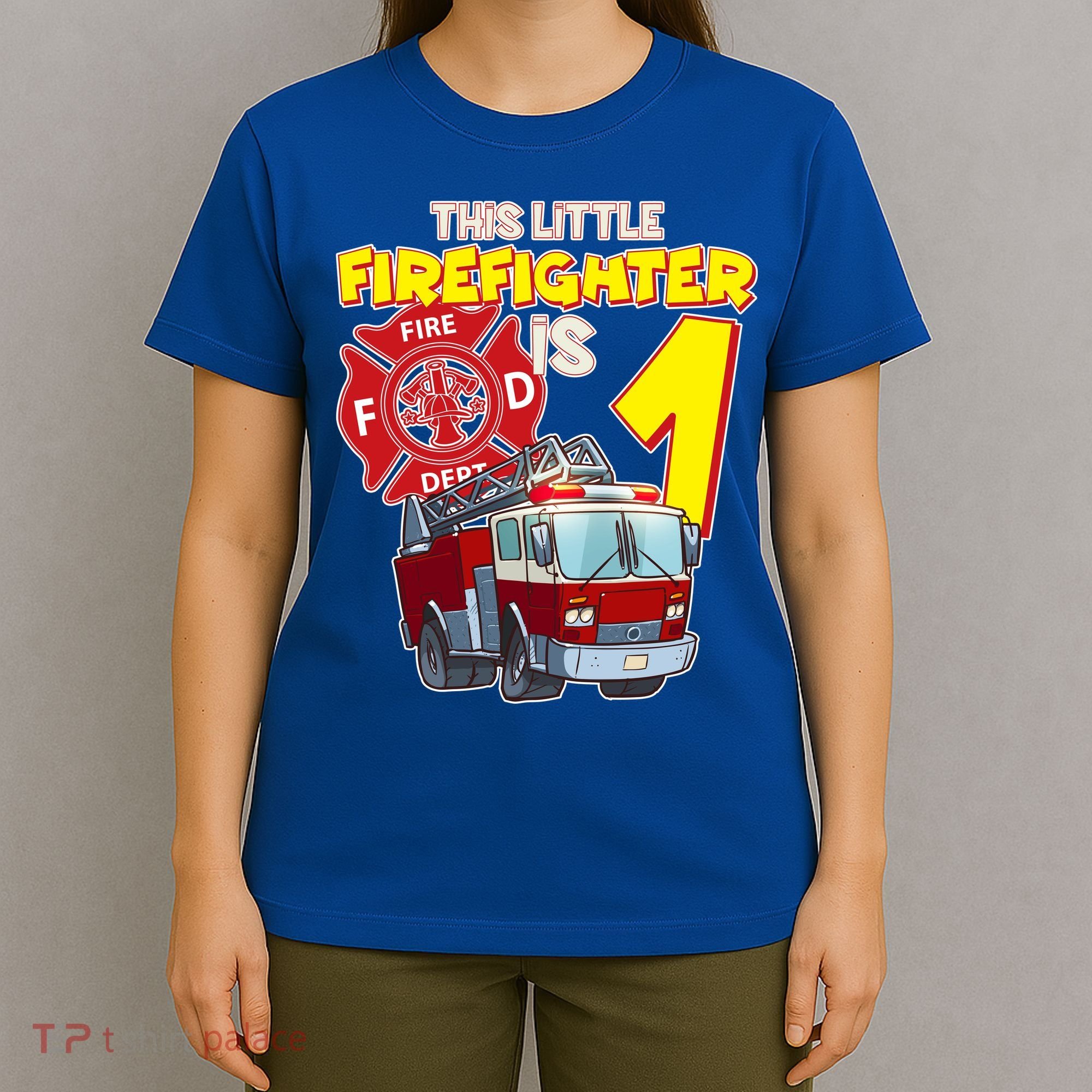 1st Birthday This Little Firefighter Is 1 T-Shirt