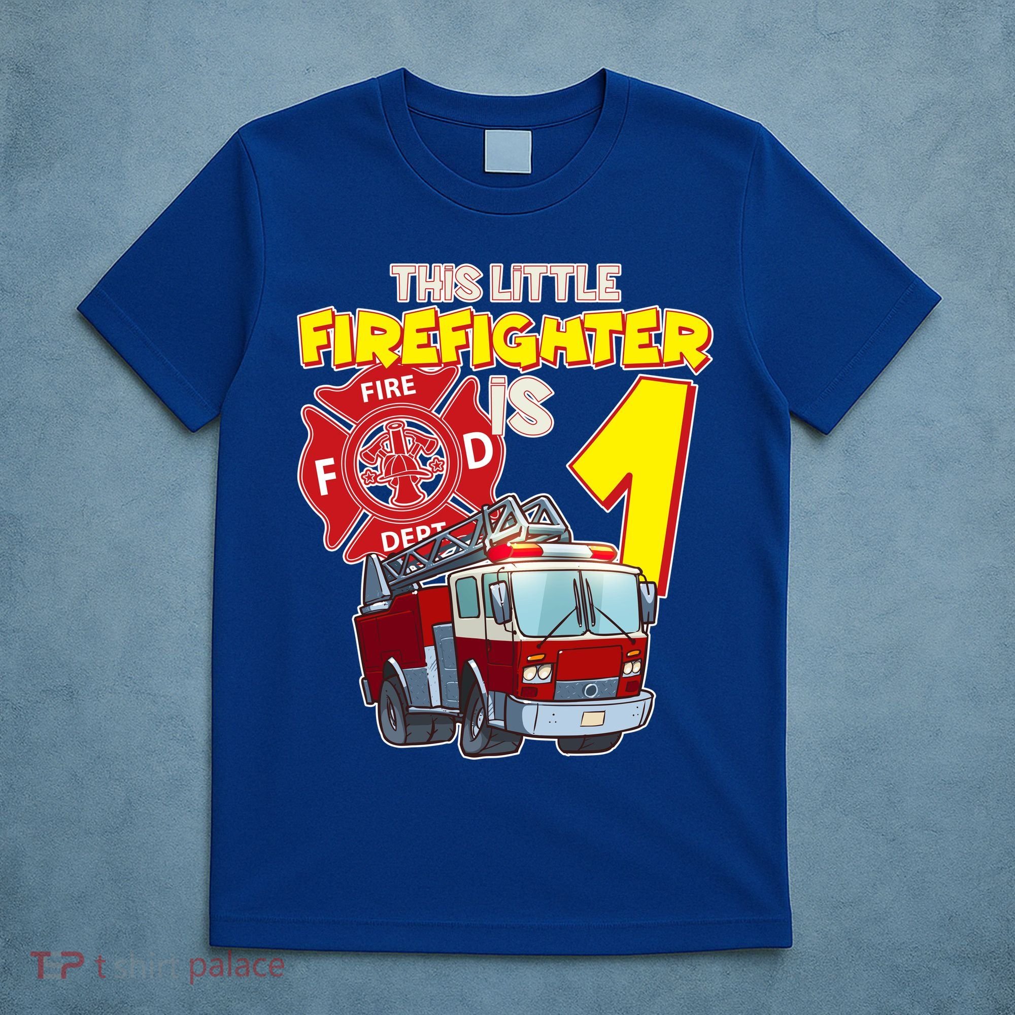 1st Birthday This Little Firefighter Is 1 T-Shirt