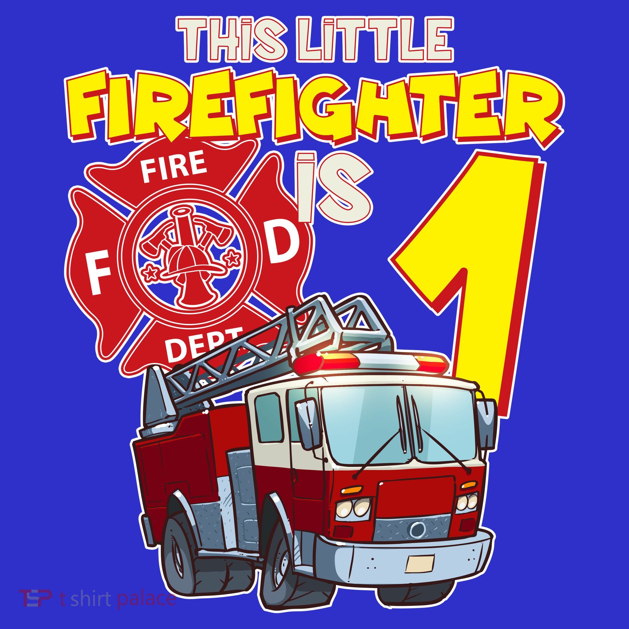 1st Birthday This Little Firefighter Is 1 Women's Long Sleeve Shirt