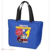 1st Birthday This Little Firefighter Is 1 Tote Bag thumb 3