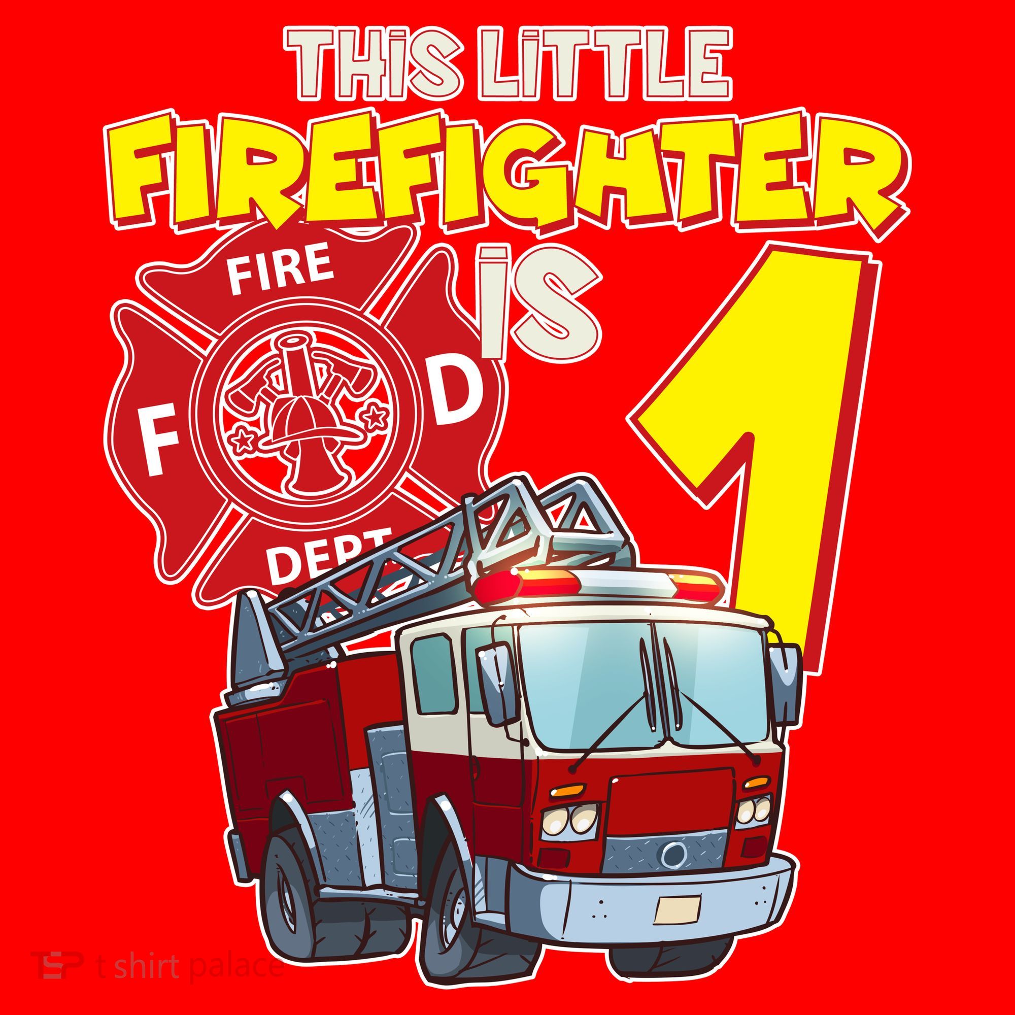 1st Birthday This Little Firefighter Is 1 Santa Hat