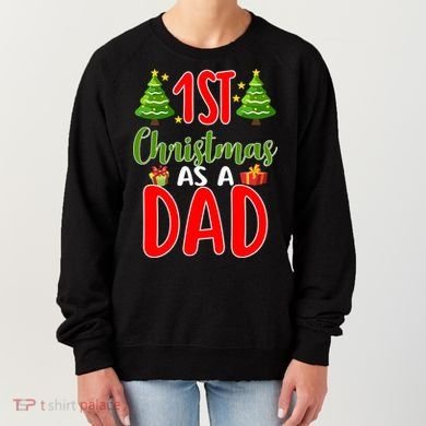 1st Christmas As A Dad Women's Sweatshirt