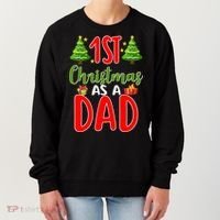 1st Christmas As A Dad Women's Sweatshirt thumb 0
