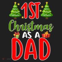 1st Christmas As A Dad Women's Sweatshirt thumb 2