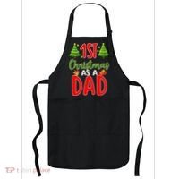 1st Christmas As A Dad Apron thumb 0