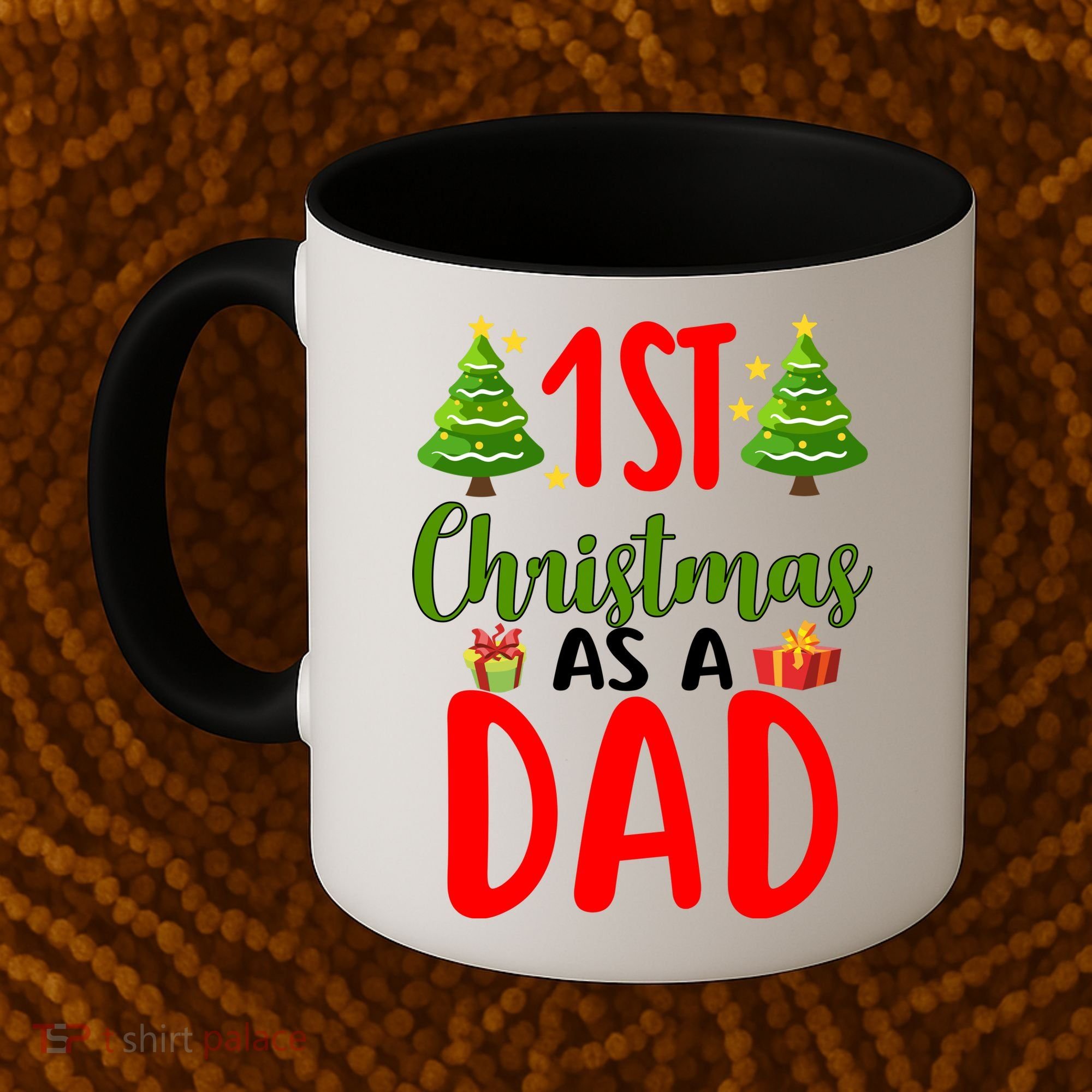 1st Christmas As A Dad Coffee Mug