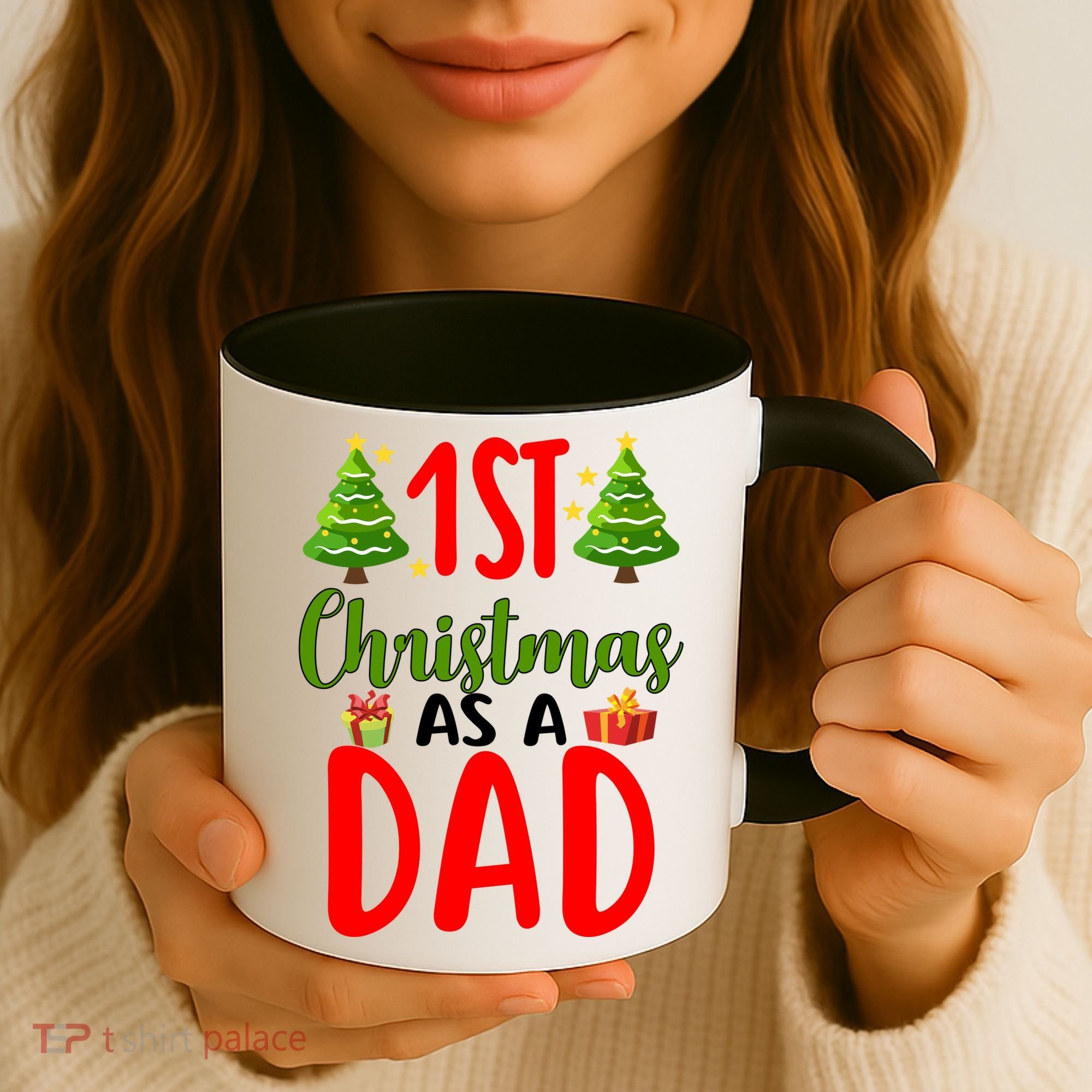 1st Christmas As A Dad Coffee Mug