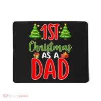 1st Christmas As A Dad Mousepad thumb 0
