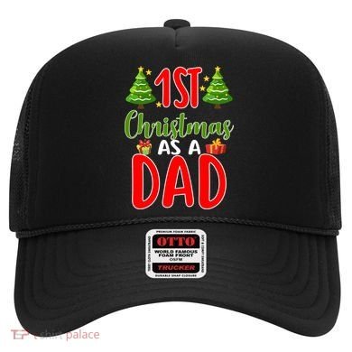 1st Christmas As A Dad Hat