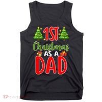 1st Christmas As A Dad Tank Top thumb 0