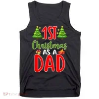 1st Christmas As A Dad Tank Top thumb 0