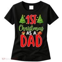 1st Christmas As A Dad Women's T-Shirt thumb 0
