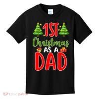 1st Christmas As A Dad Kids T-Shirt thumb 0