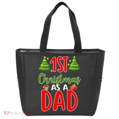 1st Christmas As A Dad Tote Bag