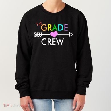 1st Grade Crew Arrow Heart Women's Sweatshirt