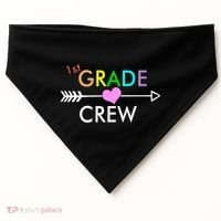 1st Grade Crew Arrow Heart USA-Made Doggie Bandana thumb 0