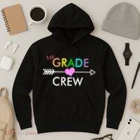 1st Grade Crew Arrow Heart Hoodie thumb 3
