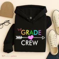 1st Grade Crew Arrow Heart Hoodie thumb 4