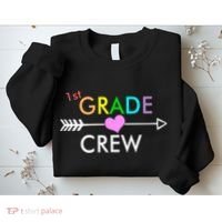 1st Grade Crew Arrow Heart Sweatshirt thumb 2
