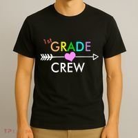 1st Grade Crew Arrow Heart T-Shirt thumb 3