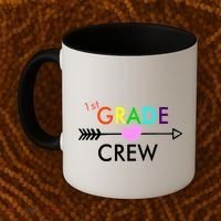 1st Grade Crew Arrow Heart Coffee Mug thumb 2