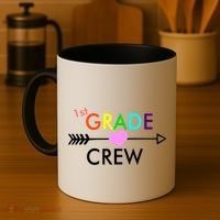 1st Grade Crew Arrow Heart Coffee Mug thumb 4