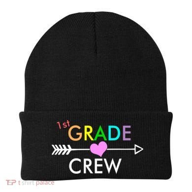 1st Grade Crew Arrow Heart Beanie
